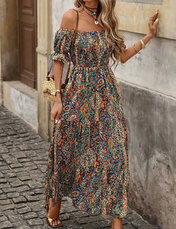 Rochie lunga SHEIN, mix culori