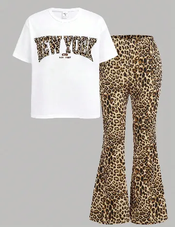 Compleu Shein Kids, animal print