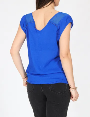 Top Bershka, albastru