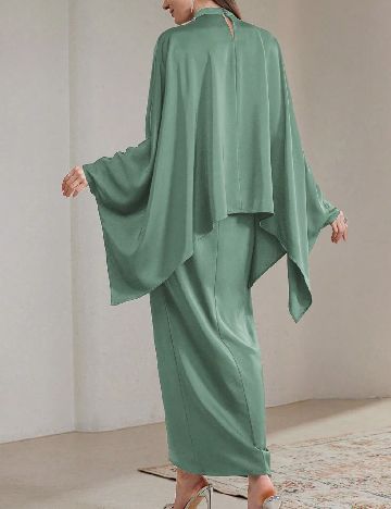 Rochie lunga SHEIN, verde