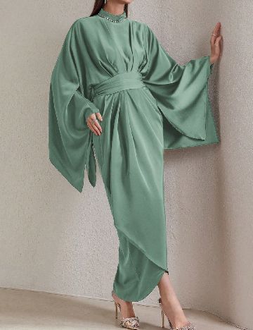Rochie lunga SHEIN, verde