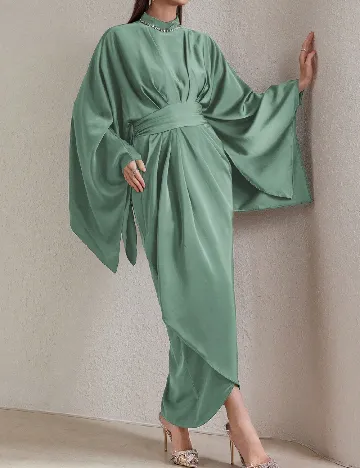 Rochie lunga SHEIN, verde
