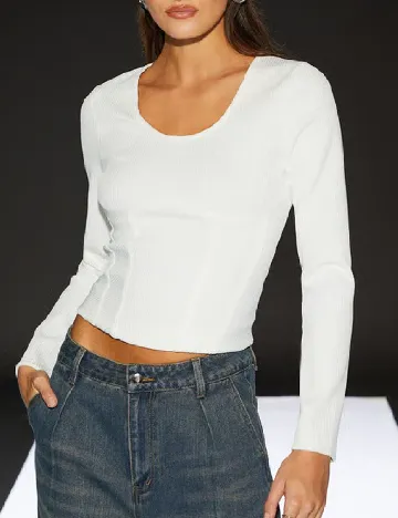 Bluza Runway, alb