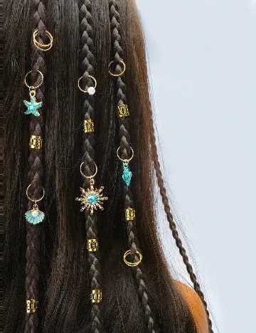 Set accesorii par, 45 bucati SHEIN, auriu