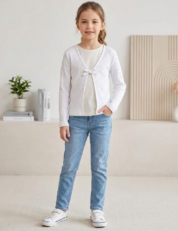 Cardigan Zara, alb