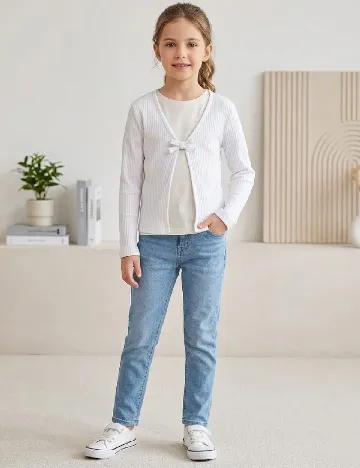 Cardigan Zara, alb