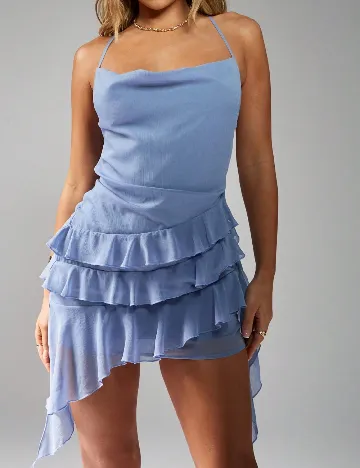 Rochie scurta Missguided, albastru