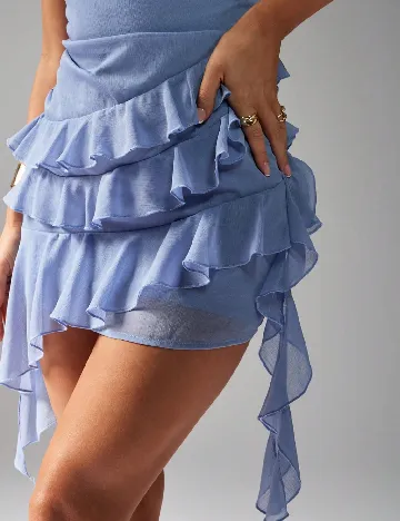 Rochie scurta Missguided, albastru