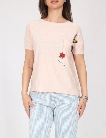 Tricou Zara, roz deschis