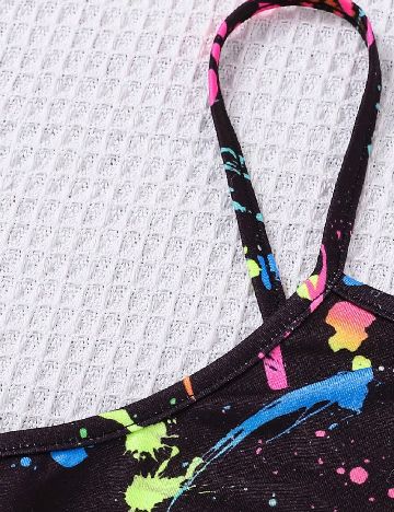 Salopeta Shein Kids, mix culori