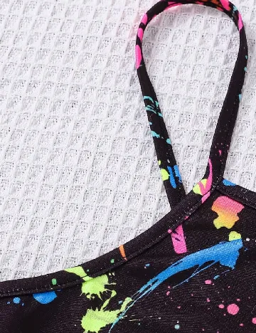 Salopeta Shein Kids, mix culori