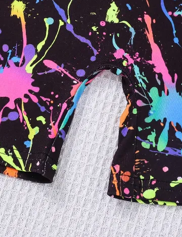 Salopeta Shein Kids, mix culori