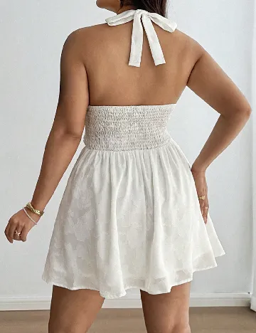 Rochie scurta SHEIN CURVE, alb