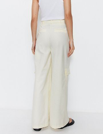 Pantaloni WAREHOUSE, crem