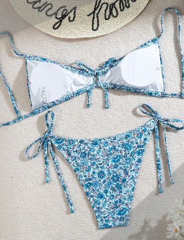 Costum de baie SHEIN, albastru