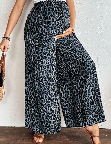 Pantaloni SHEIN Maternity, bleumarin