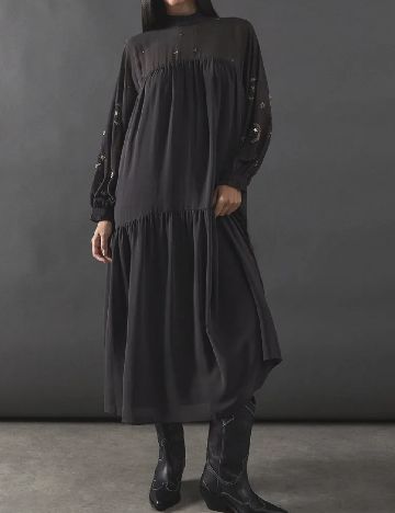 Rochie lunga WAREHOUSE, gri