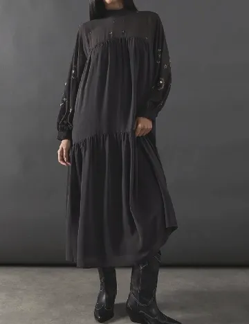 Rochie lunga WAREHOUSE, gri