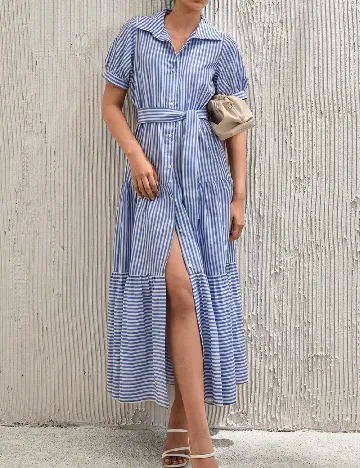 Rochie medie SHEIN, albastru