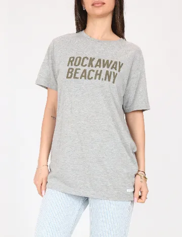 Tricou Pull&Bear, gri