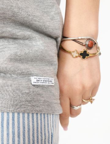 Tricou Pull&Bear, gri