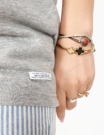 Tricou Pull&Bear, gri