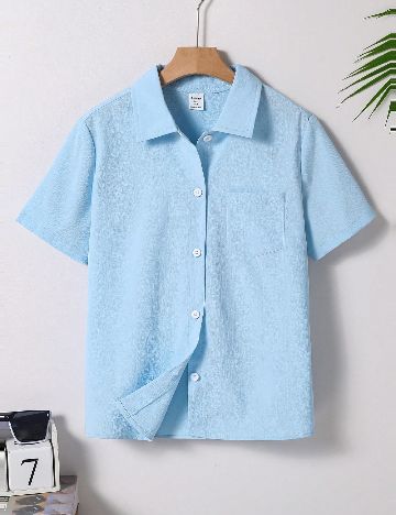Camasa Shein Kids, albastru
