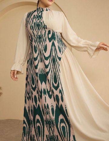 Rochie lunga SHEIN CURVE, mix culori
