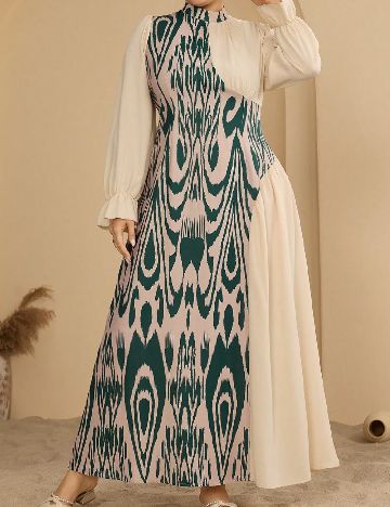 Rochie lunga SHEIN CURVE, mix culori