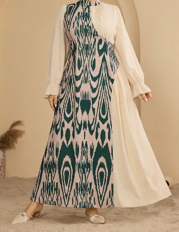 Rochie lunga SHEIN CURVE, mix culori
