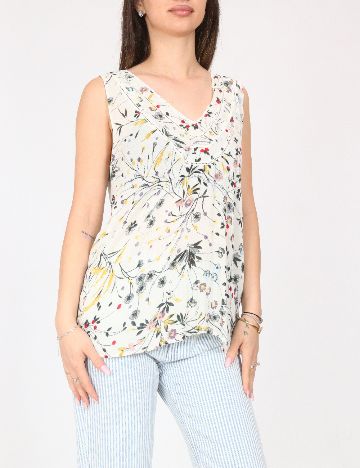 Top Zara, alb