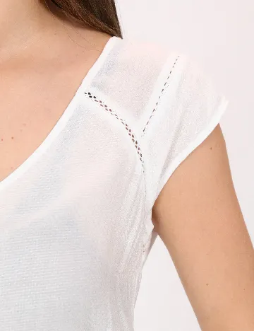Top Bershka, alb