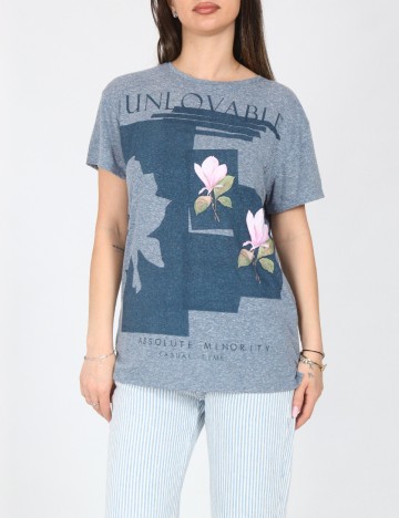Tricou Bershka, albastru