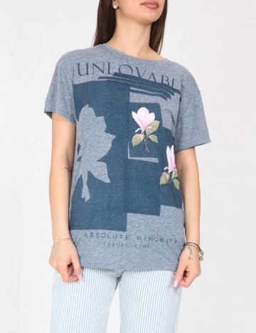 Tricou Bershka, albastru