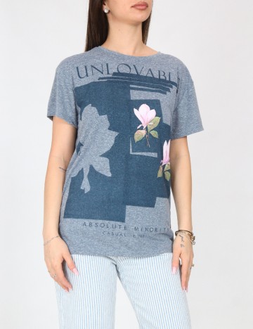 Tricou Bershka, albastru