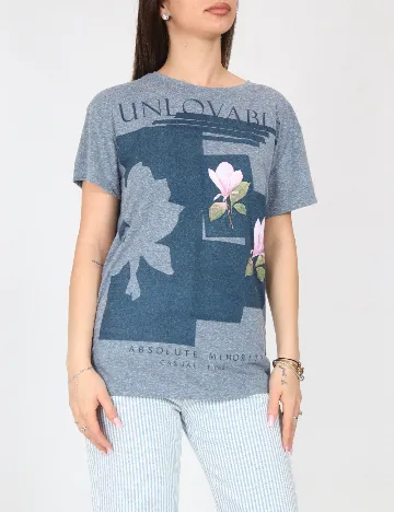 Tricou Bershka, albastru