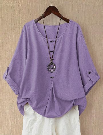 Bluza SHEIN CURVE, mov
