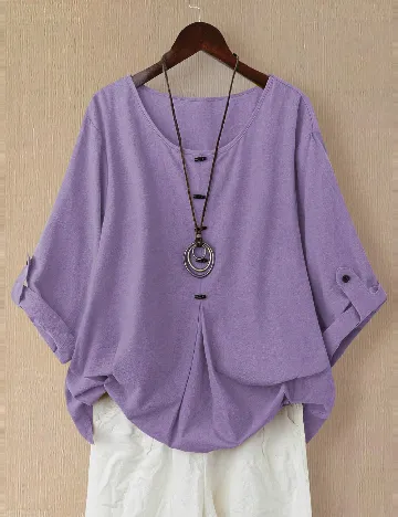 Bluza SHEIN CURVE, mov