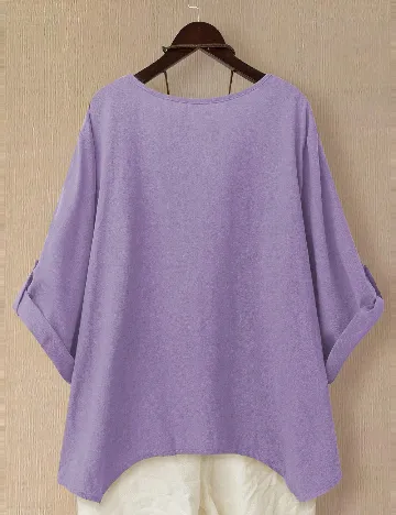 Bluza SHEIN CURVE, mov