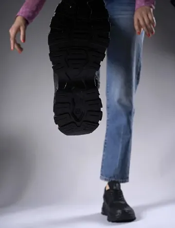 Adidasi Riccon, negru