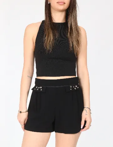 Pantaloni scurti Zara, negru