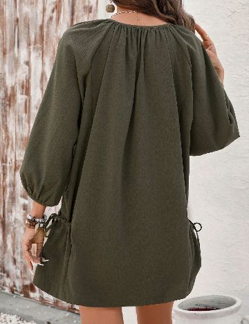 Rochie scurta SHEIN, verde