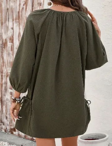Rochie scurta SHEIN, verde