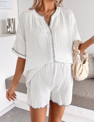 Compleu SHEIN Maternity, alb