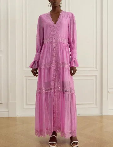 Rochie lunga SHEIN, roz