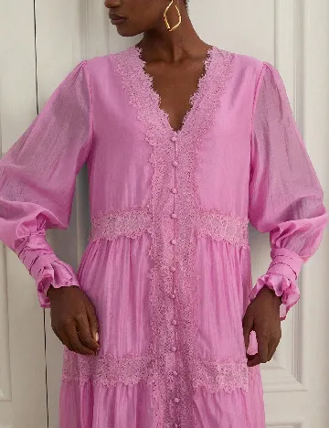 Rochie lunga SHEIN, roz