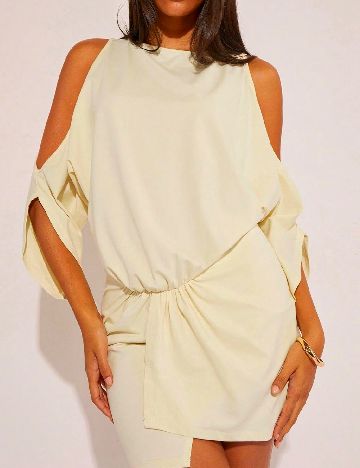 Rochie scurta SHEIN, galben