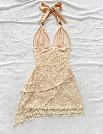Rochie scurta SHEIN, crem