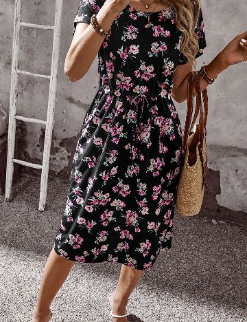 Rochie medie Emery Rose, floral print