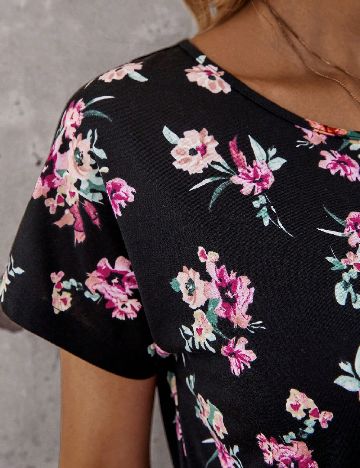 Rochie medie Emery Rose, floral print